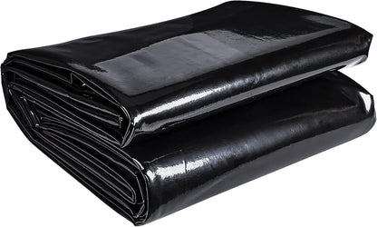 ToLanbbt Pond Liner 13 x 20 Ft HDPE Pond Liners, 20 Mil UV Resistant Preformed Pond Liner Easy Cutting, Pond Liner for Natural Looking Ponds, Waterfall, Koi Pondsand Water Garden (Black)
