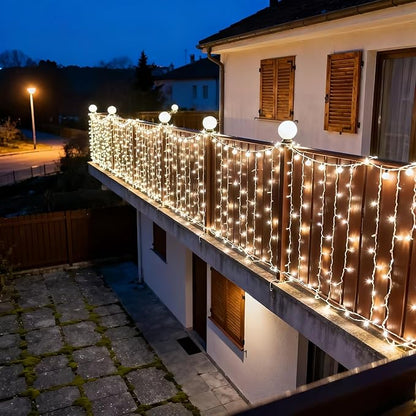 100 LED Warm White Christmas Lights, UL Certified and Commercial Grade White Wire String Lights 35 FT, for Indoor and Outdoor Christmas Trees, Party, Garden, Patio.