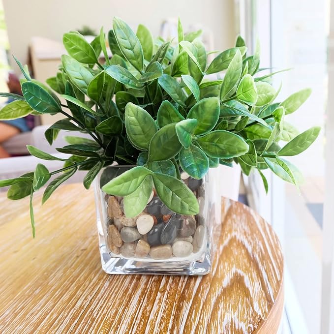 GASPRO 8lb Natural River Rocks, Decorative Rocks for Planters, Pots Indoor, Landscaping in Garden, Vases, Aquarium, Polished River Stones, 1-1 3/4 Inch