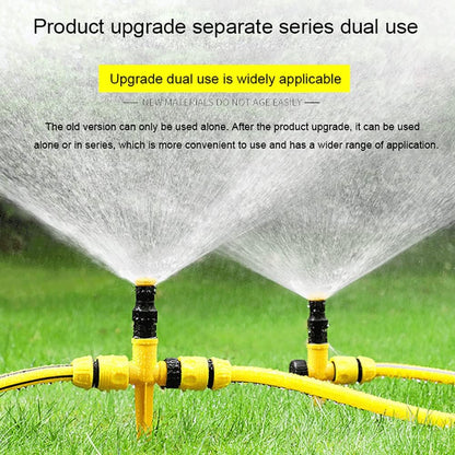 360° Rotation Auto Irrigation System Garden Lawn Sprinkler Patio, Garden Sprinkler Lawn, 90°/180°/360°, Adjustable at Will for Outdoor Grass Yard (8 PCS)
