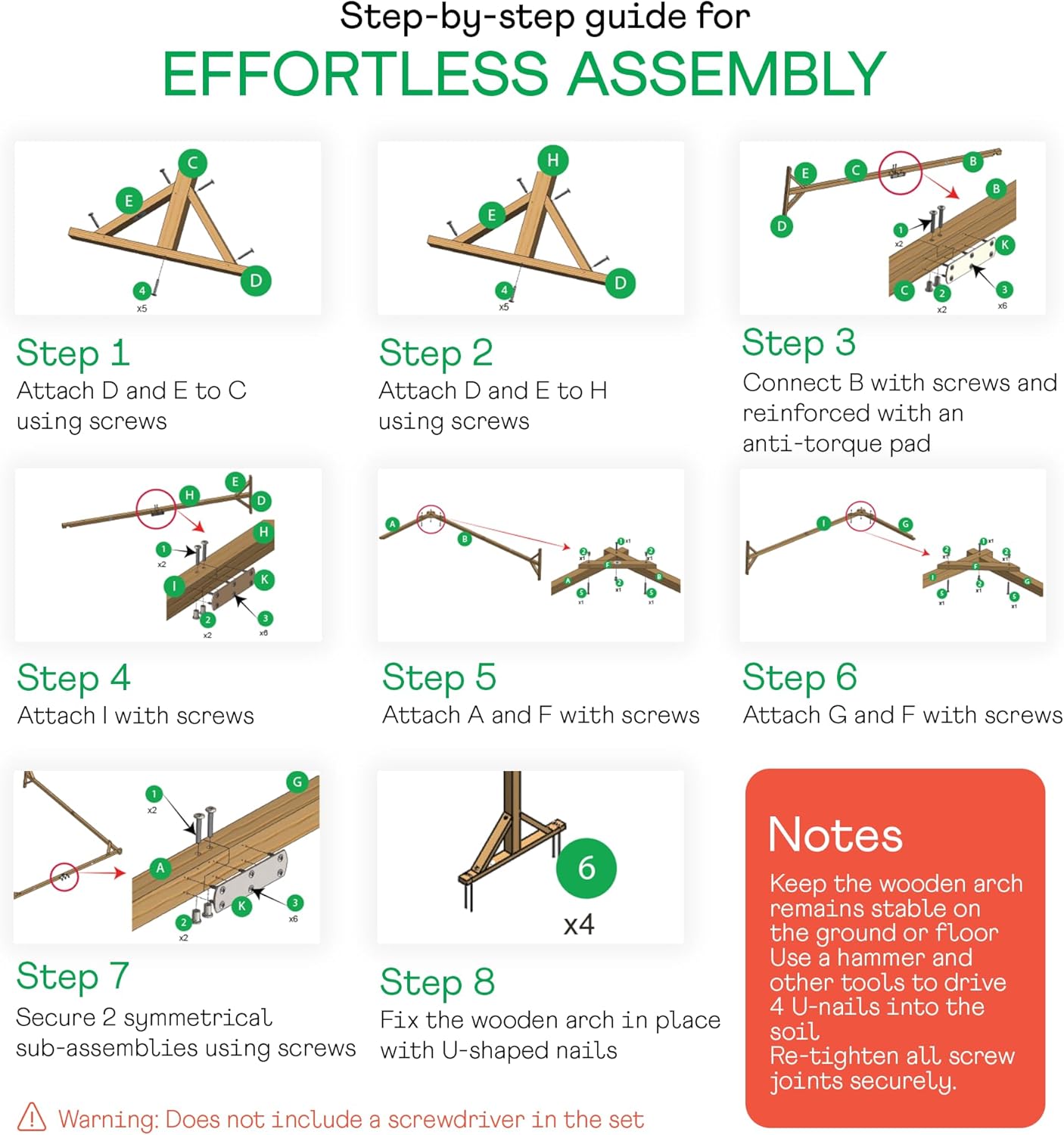 IDZO 7.2FT Wooden Wedding Arch Stand – Acacia Wood Garden Arch, Wedding Backdrop, Ceremony Arbor for Outdoor & Indoor Events, Supports Floral, Fabric, Balloon & Lamp Decorations for Wedding Arches