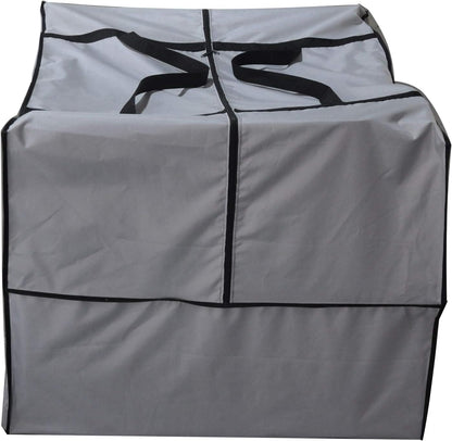 Outdoor Square Cushion/Cover Storage Bag, Protective Zippered Storage Bags with Handles, 32''L x 32''W x 24''H