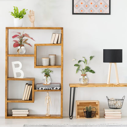 Plant Propagation Station,Hydroponic Glass Container Vase Jars, with Wooden Saucer for Desks, Houses, Garden Decorations, Home Kitchen Decorations and Gifts for Plant Lovers (9)