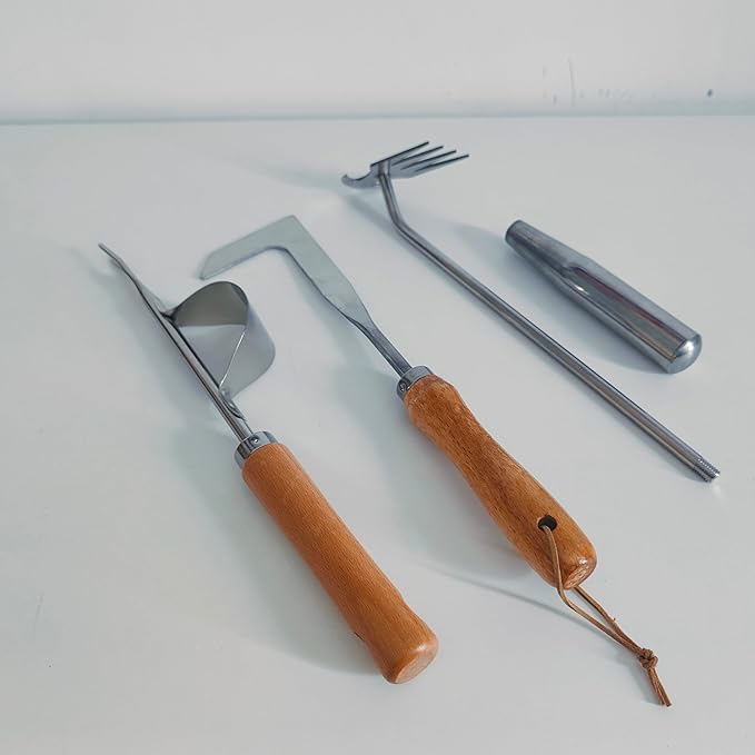 Gardening Tool, Weeder Tool Set Weeding Artifact Uprooting Tool for Garden & Patio (3pcs Weeder Tool 01)