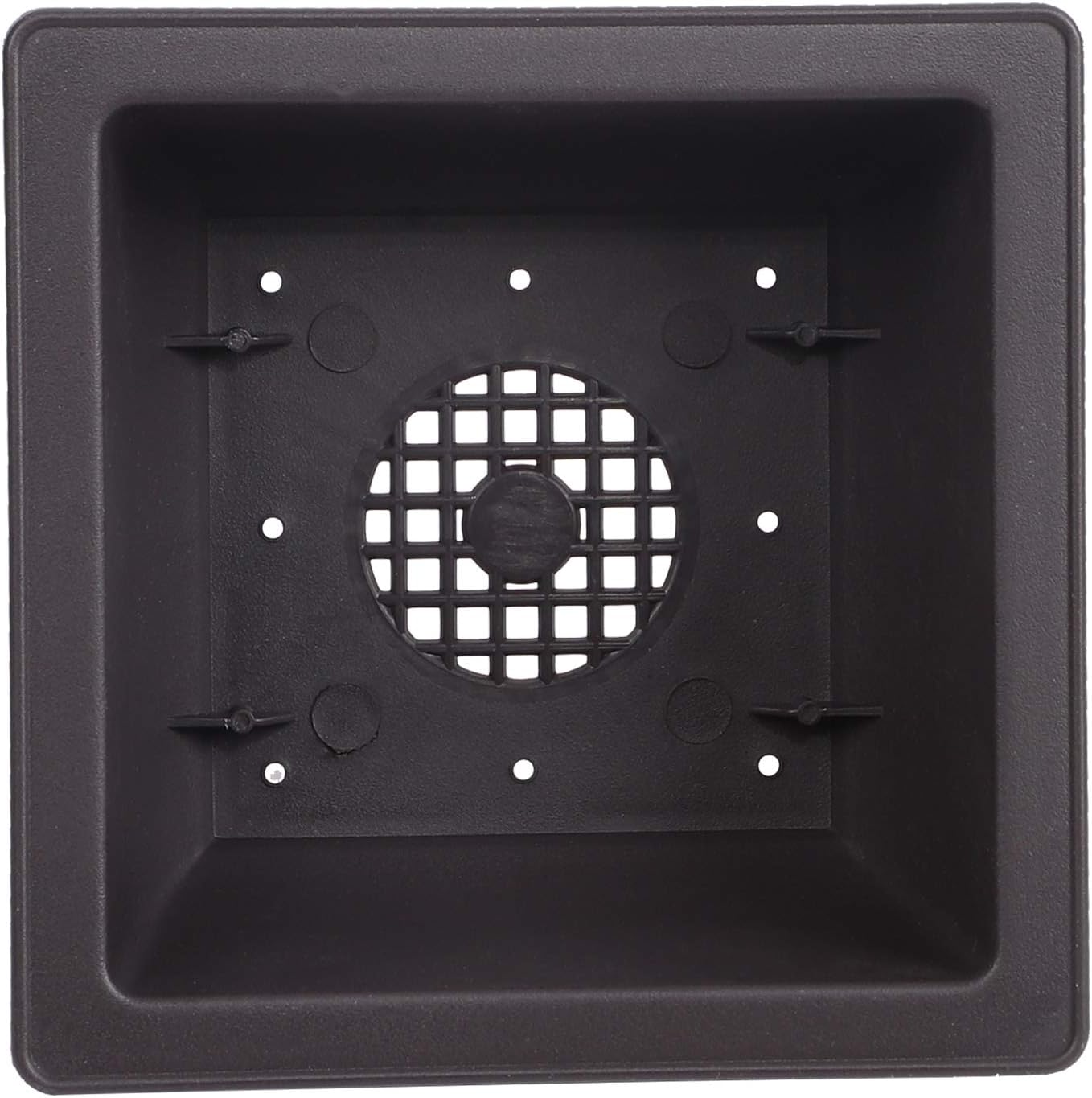 KINJOEK 15 PCS 6.7 Inch Plant Pot, Square Plastic Bonsai Training Pots, Flower Succulent Pots Container for Garden, Indoor, Home Decorative