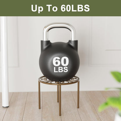 10.24" Plant Stand Flower Stand - Bronze Plant Holder for Garden Home, Anti-rust Plant Rack for Multiple Plant Indoor or Outdoor.