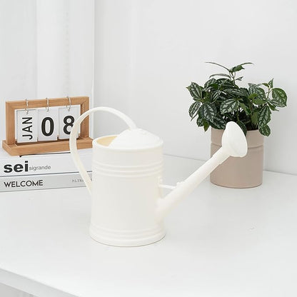 Plastic Indoor Watering Can with Sprinkler Head - 68 oz, 1/2 Gallon