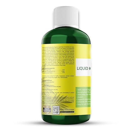 Organic Premium Kelp Seaweed Fertilizer for Hoya - Liquid Fertilizer - Liquid Plant Food - Nutrient-Rich Soil Enhancer - Natural Plant Food for Hoya Plant (16 OZ)