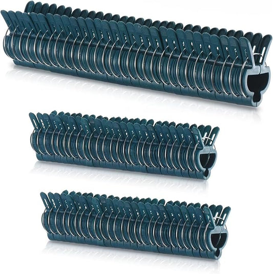 Plant Support Clips, 80 PCS Gentle Flower Plant Clamps for Supporting Vine Climbing Plants, Gardening Lever Loop Gripper Clips Help Stems Vines Grow Straight Upright, 2 Sizes in one Pack