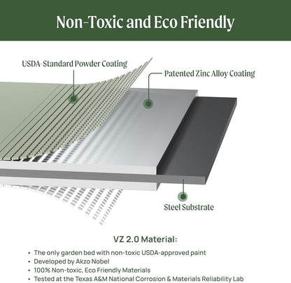 Rolling Elevated Raised Garden Bed-V Series, 2' x 4' Garden Beds with Legs & Storage Rack for Patio & Porch, 700 Lbs Weight Capacity, Outdoor Planter Box for Vegetables Flower Herbs, Modern Gray