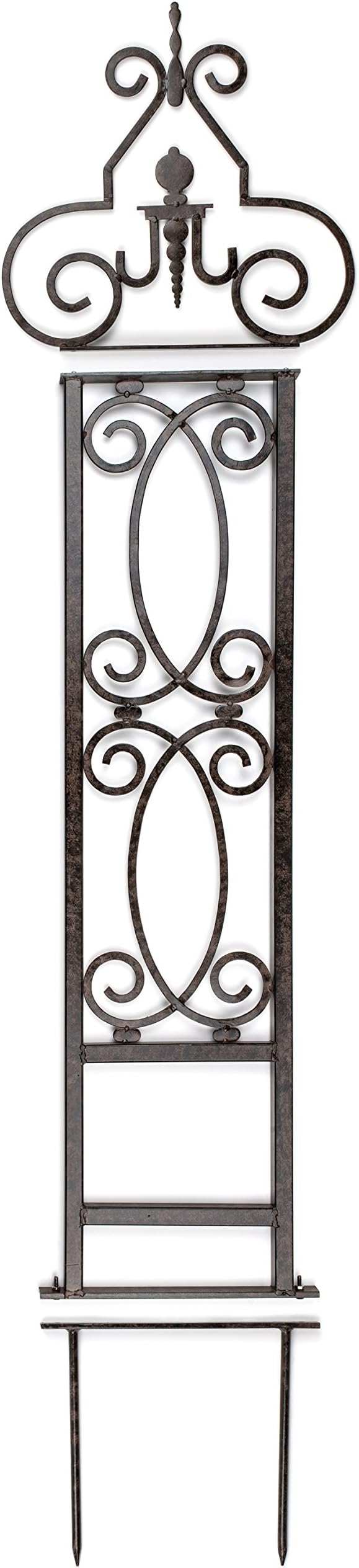 H Potter Garden Trellis for Climbing Plants Wrought Iron Metal for Vine Rose Flower Gar124