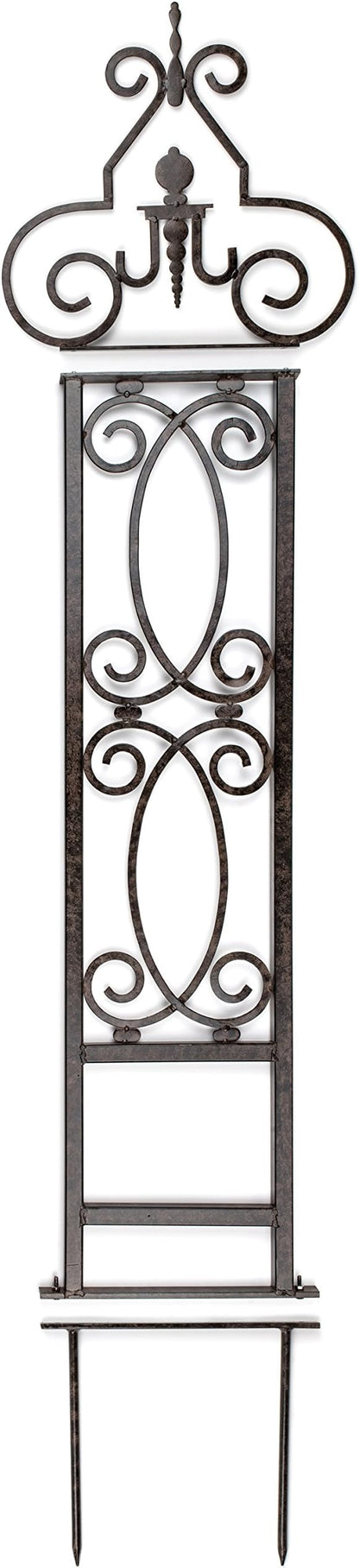 H Potter Garden Trellis for Climbing Plants Wrought Iron Metal for Vine Rose Flower Gar124