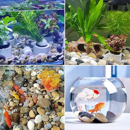 2LB Polished Colorful River Rocks,1-2.2 Inch Mixed Color Pebbles for Garden Landscaping, Landscaping Pebbles, Vase Filling Colorful Pebbles, Outdoor Decorative River Rocks