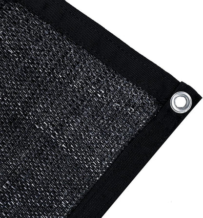 Agfabric 70% Sun-Block Shade Cloth Net Mesh Shade with Grommets for Garden Patio 10’ X 20’, Black
