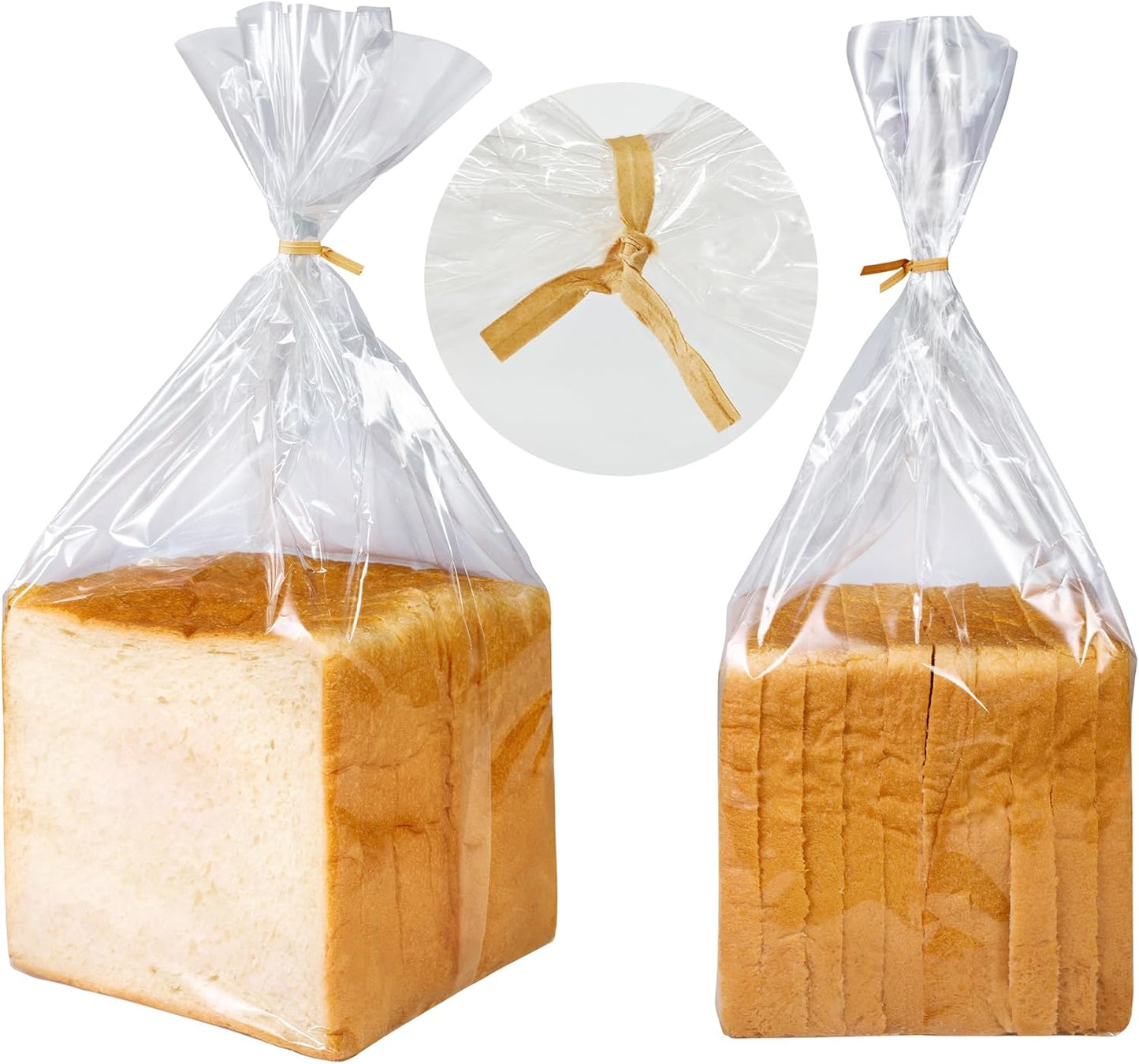 200PCS 6 Inch Kraft Paper Twist Ties, Reusable Cable Ties for Tying Bread, Plant Support, Bread Packaging, Candy Bags and Craft Projects (Brown)