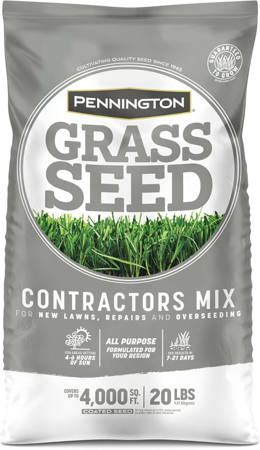 Pennington Contractors Grass Seed Mix Central 20 lb