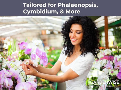 Premium Orchid Bark for Potting Mix – Ready-to-Use Pine Bark for Indoor Plants, Orchid Repotting & Soil Mix Creation, Ideal Orchid Medium (1 Quart)