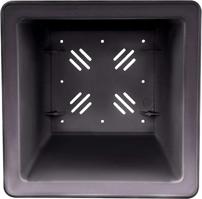 KINJOEK 15 PCS 6.7 Inch Bonsai Training Pots, Square Plastic Plant Pot, Flower Succulent Pots for Garden, Indoor, Home Decorative