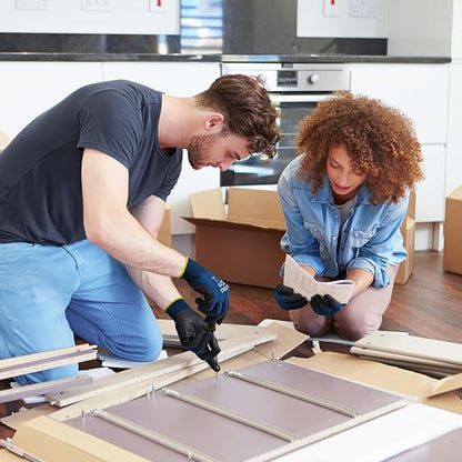 KAYGO MicroFoam Nitrile Coated Work Gloves, 12 Pairs KG19N Seamless Knit Nylon, Micro Dots for Enhanced Grip, Breathable and Durable, Ideal for Automotive, General Assembly, Painting, Blue, S