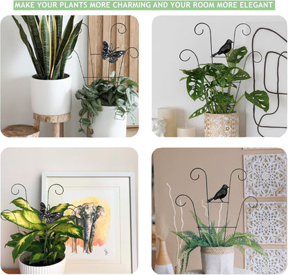 Indoor Plant Trellis for Climbing Plants Indoor Trellis Indoor Metal Trellis 4 Pack for Garden Plants Support Small House Plant Trellis for Vines, Flower