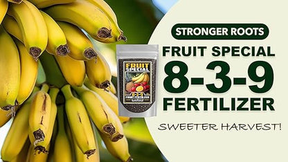 Fertilizer Commercial Grade | Fruit Special 8-3-9 | 5 Ounces | Custom Professional Mix Blend | Macronutrients & Micronutrients | Tropical Fruit Plants & Trees | Flowering Post-Harvest Recovery Formula