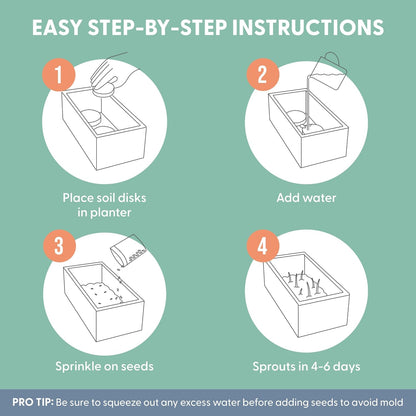 The Cat Ladies Cat Grass Kit Complete with Rustic Wood Planter, Organic Seed and Soil. Easy to Grow - Great for Indoor or Outdoor Cat, Dogs and Other Pets. Prevent Hairballs and Aid Digestion…