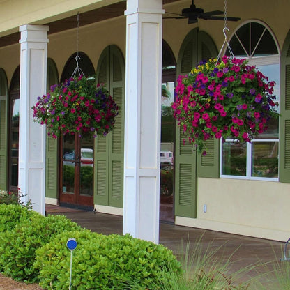 2PCS Hanging Basket Liners Coco Liner 10 Inch Round Coconut Coir Basket for Plants Replacement for Hanging Basket 100% Natural Coconut Fiber Plant Basket Liner for Garden Planter Flower Pot