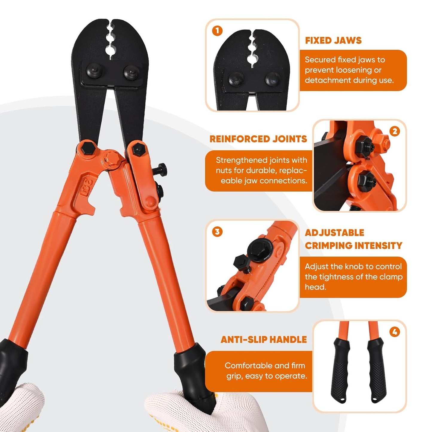 164FT 1/8" Stainless Steel Cable with Wire Rope Crimping Tool and Cable Cutter, 1760 lbs Breaking Strength, 7x7 Strands Aircraft Cable for Deck Railing, Porch Fence, String Light