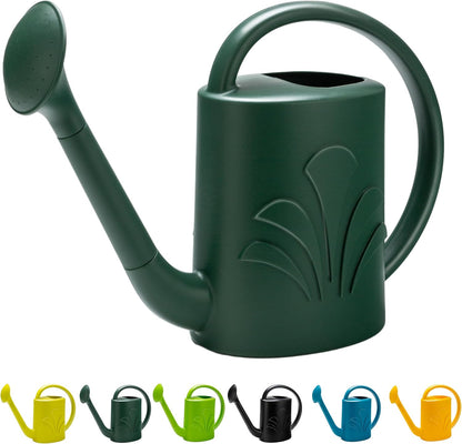 1 Gallon Watering Can Outdoor, Watering Can for Indoor & Outdoor Plants, Flower with Detachable Sprinkler Head