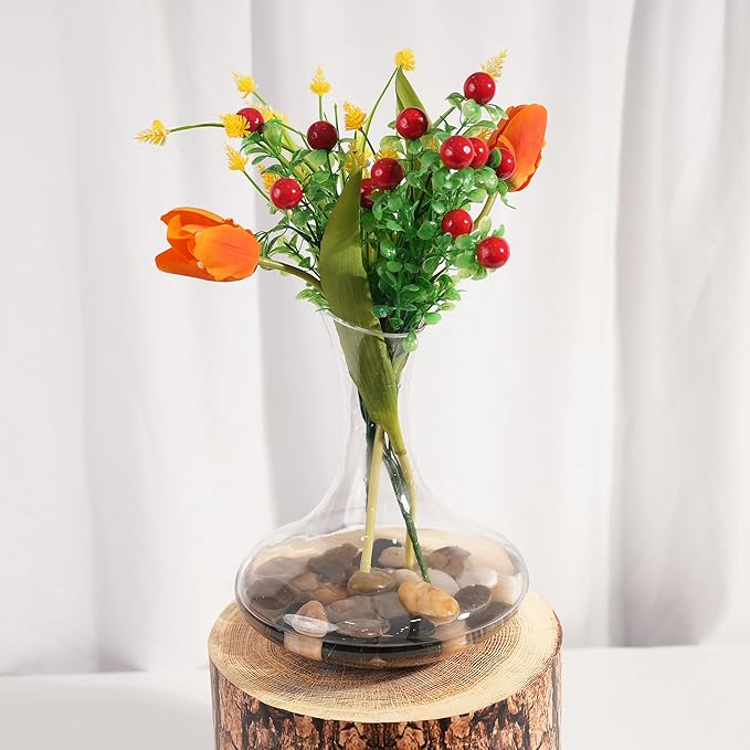 StoneCreek 12 LBS River Rocks, Large Size, Decorative Garden Stones for Plant Landscaping, Polished Gravel Filler Pebbles for Home Decoration, Vases, Succulents(Mixed Pebbles)