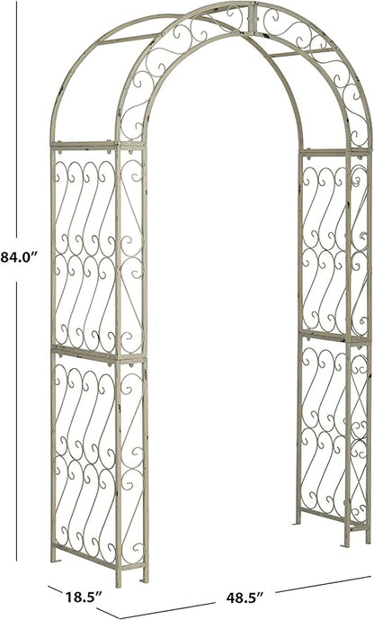 Safavieh Outdoor Collection Pagan Antique White Arch