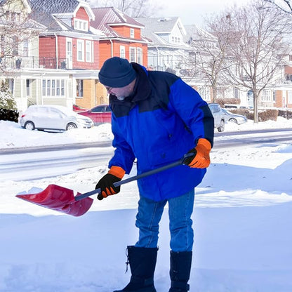 Waterproof Work Gloves for Men and Women, Hycool Thermal Insulated Freezer Rubber Coated Gloves,Super Grip L6201