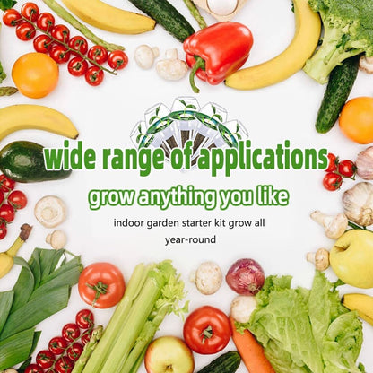 90pcs Hydroponic Seed Pod Kit Include 30pcs Plant Replacement Basket Containers,30 Grow Domes and 30 Seed Label Compatible with Hydroponic Growing Garden System(0.5 Inch,White)