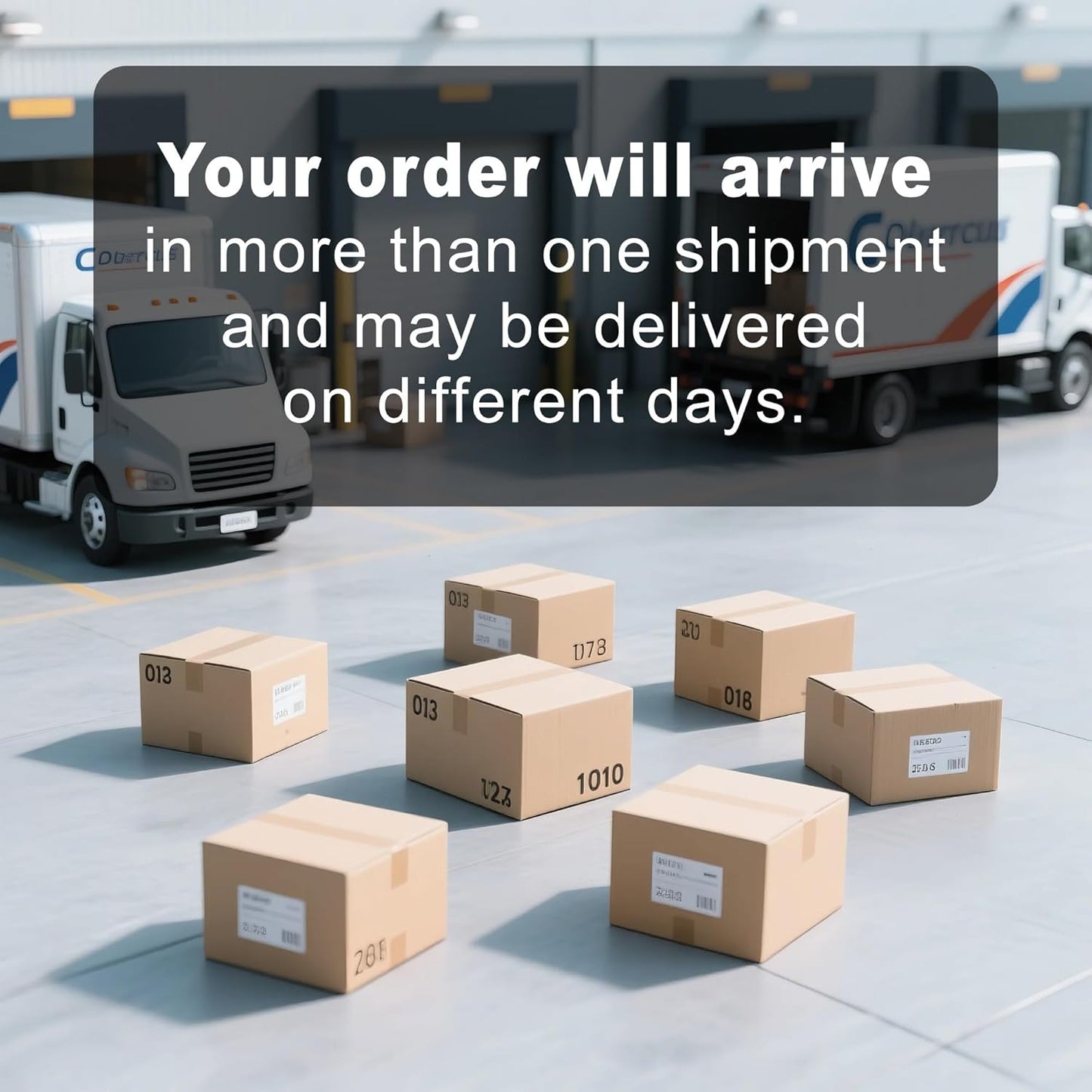 7-Piece Outdoor Dining Set, 48'' Round Table with 6 Stackable Chairs All Weather Furniture Set - Grey