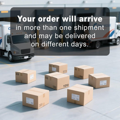 7-Piece Outdoor Dining Set, 48'' Round Table with 6 Stackable Chairs All Weather Furniture Set - Cherry