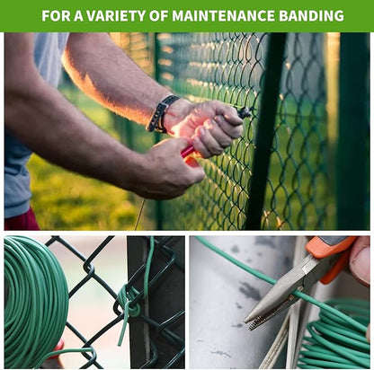 YDSL 88 feet Garden Flexible Wire, Soft Twist Plant Ties for Plant Vines and Office Organization (Diameter - 3MM)