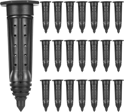 25 Pack Garden Watering Stake Large UV-Protected ABS Plastic Deep Root Irrigation Spike for Trees, Shrubs, Bushes, Shrubs, Flowers, Fruits, Vegetables, Potted Plants (8 Inch)