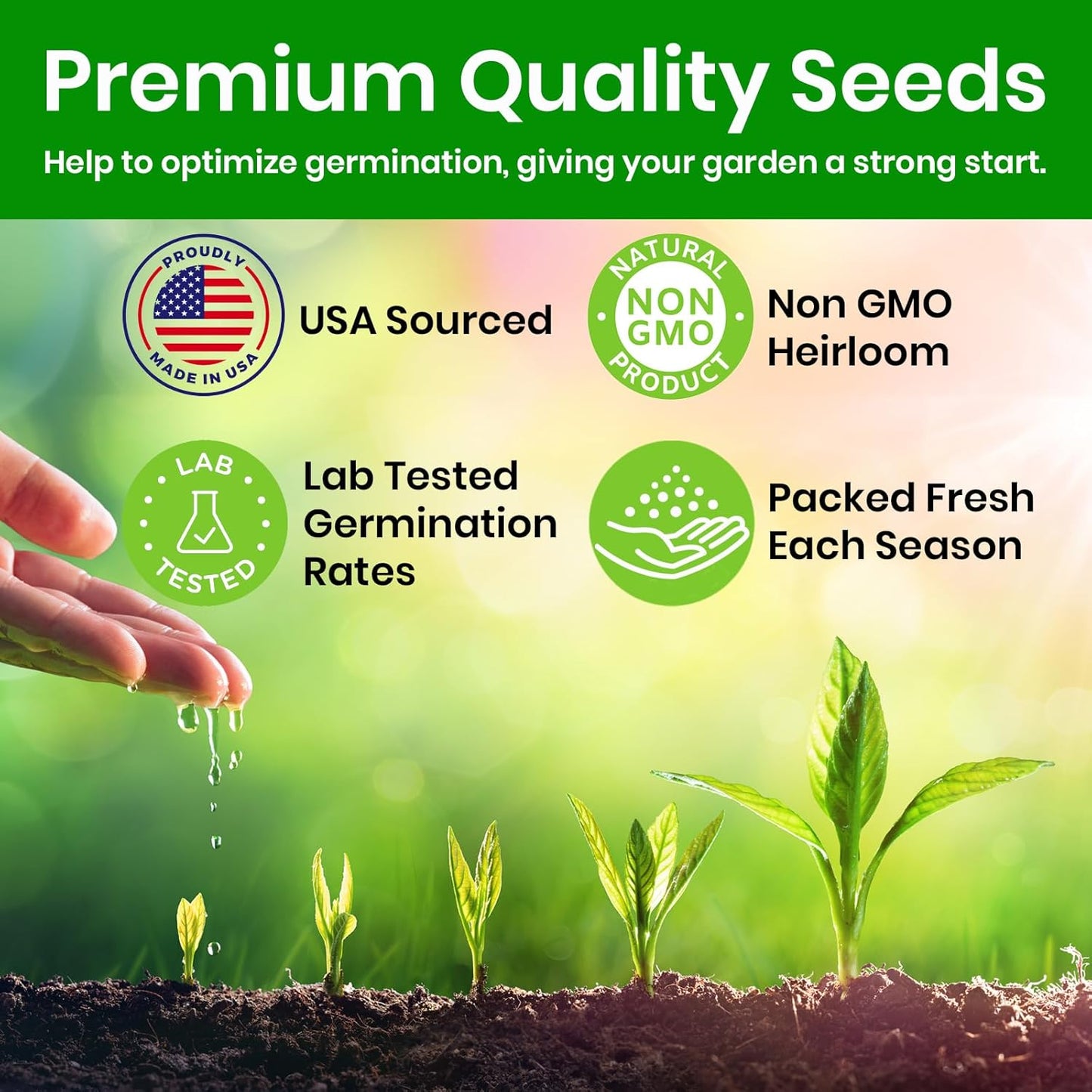 NatureZ Edge Zinnia Seeds for 2025 Planting Outdoors, Over 650 Flower Seeds, 5g, Non GMO Made in USA, Bulk Semillas De Flores para Sembrar, Variety Mix, Easy to Grow Zinnia Seed Mix