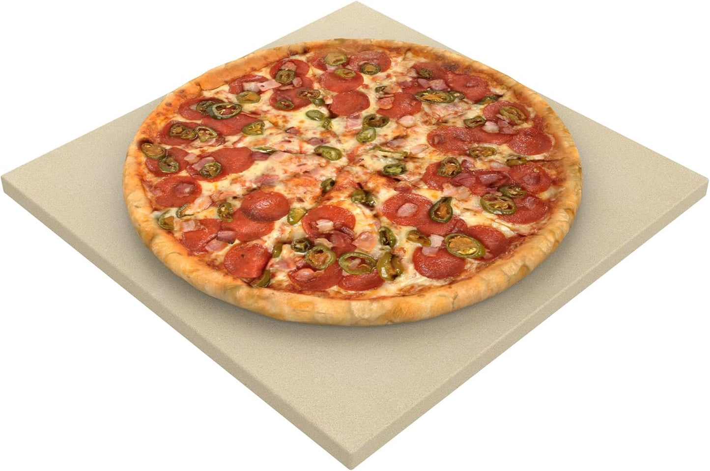 13" Square Pizza Stone Replacement for Ooni Koda Karu & Fyra 12, Cordierite Baking Pizza Stone for Ooni 12 Oven, for Most Grill & Oven, for Bread &Pizza