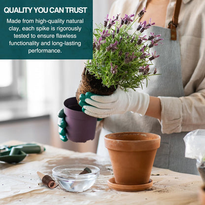 Blumat Classic Plant Watering Stakes with Adapter - Self Watering Planter Insert for Pots - Automatic Plant Waterer & Plant Accessories (5 Pack)