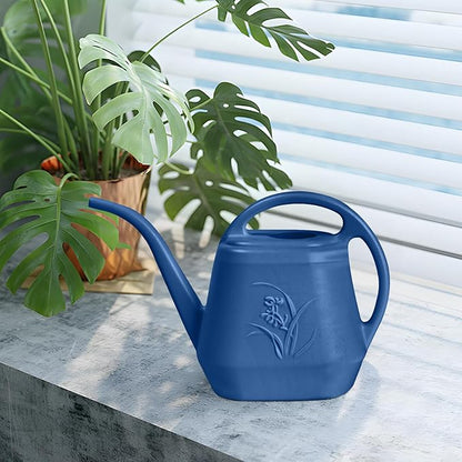 Plastic Watering Can - Blue - 1 Gallon
