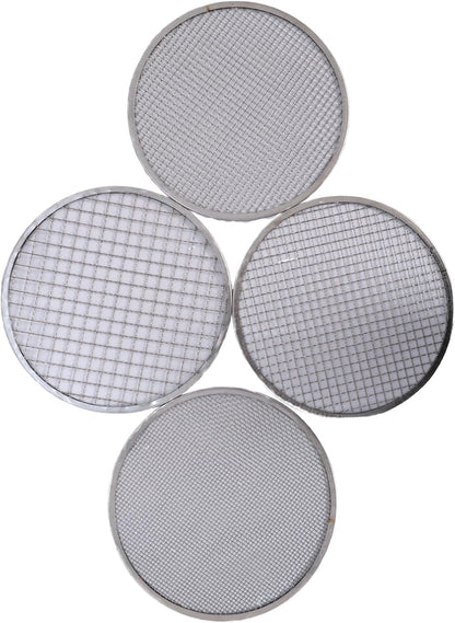 Multi-Purpose Soil Sifter with Handle | Includes 4 Changeable Screens | Ideal for Soil, Rock, Compost, and Debris Sifting