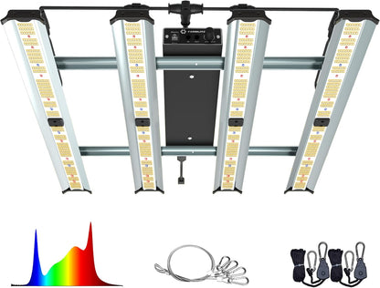 Grow Light FARMLITE LED Grow Lights for Indoor Plants Full Spectrum Growing Light Plant Hanging Growing Lamps Seedling Daisy Chain Dimmable Board 4x4ft Coverage