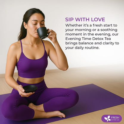 FreshDrinkUS, Premium Liver Herbal Detox Tea – Strong Blend Of Milk Thistle, Hibiscus, Peppermint & Ginger | Fennel, Lemongrass & Orange Peel with Stevia | Vibrant Caffeine-Free Botanical Blend