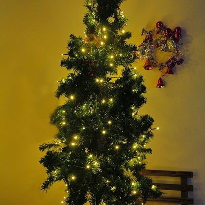 Solar String Lights Outdoor - 200LED 72Ft 8 Modes Waterproof Starry Fairy Lights for Patio Garden Wedding Party Christmas Decor (Warm White)