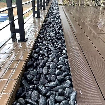 20lbs Black Pebbles for Landscaping, 2-3 Inch High Polished Natural Large River Rocks for Plants, Decorative Stones Vase Filler Fish Tank Aquariums Garden Outdoor and Indoor DIY