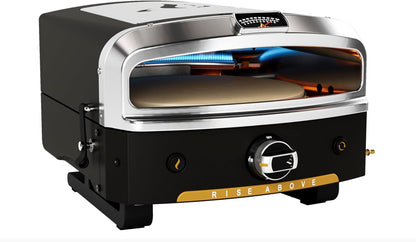 Halo Versa 16 Propane Gas Outdoor Pizza Oven with Rotating Cooking Stone | Portable Appliance for all Outdoor Kitchens