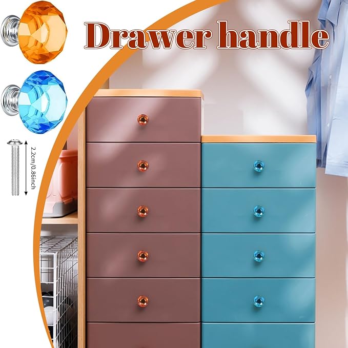 AIPRIDY 275 Pcs DIY Fairy Wand Garden Stakes Kit,Multiple Color Scheme European Beads Crystal Diamond Tops and 12 or 10 Inch Threaded Rods,Stainless Steel Stakes with Diamond Toppe(Rainbow)