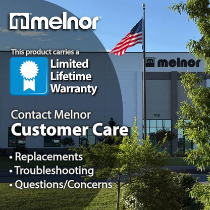 Melnor 65137AMZ MiniMax Turbo Oscillating Sprinkler on Step Spike, 4000 sq. ft., 4-Way Adjustable, Quick Connect Bundle, Yellow