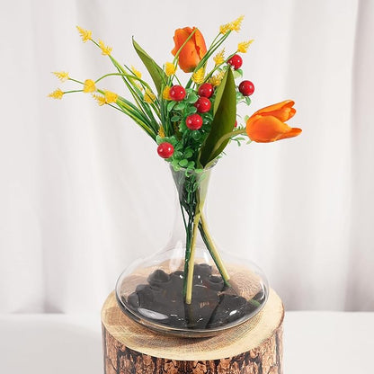 StoneCreek 24 LBS River Rocks(2 x 12 LBS Bags), Large Size, Decorative Garden Stones for Plant Landscaping, Polished Gravel Filler Pebbles for Home Decoration, Vases, Succulents(Black Pebbles)